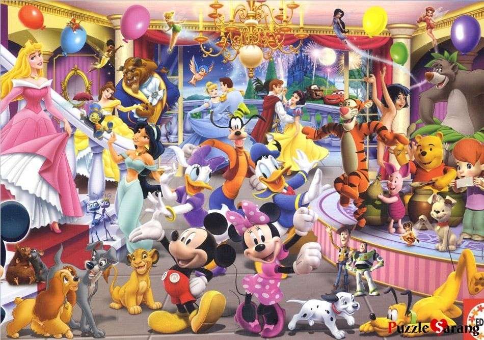 Figuras dos contos de fadas da Disney quebra-cabeças online