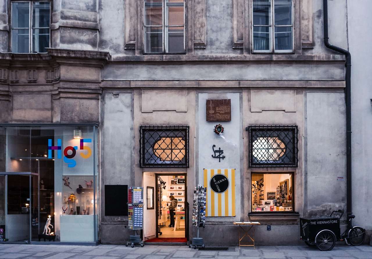 Vídeňový obchod - Rakousko online puzzle