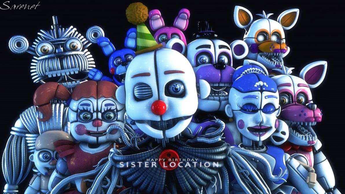 Sister location fnaf. jigsaw puzzle online