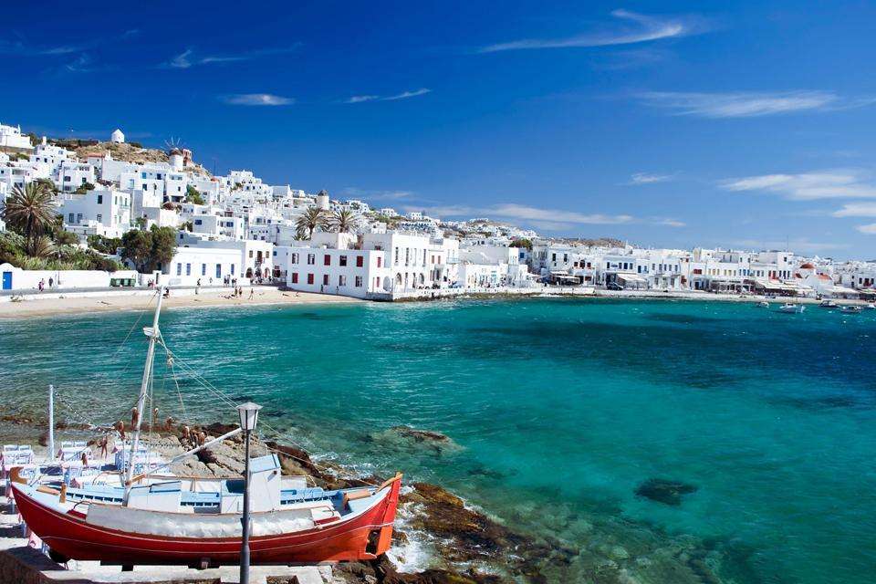 Griechische Insel Online-Puzzle