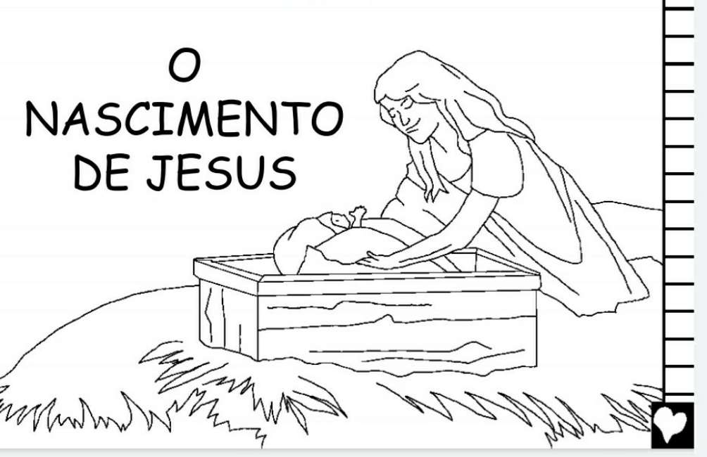 Gepackbrack: de geboorte van Jezus online puzzel