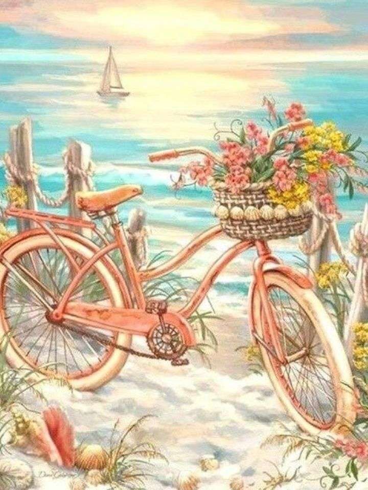 Immagine con una bicicletta puzzle online