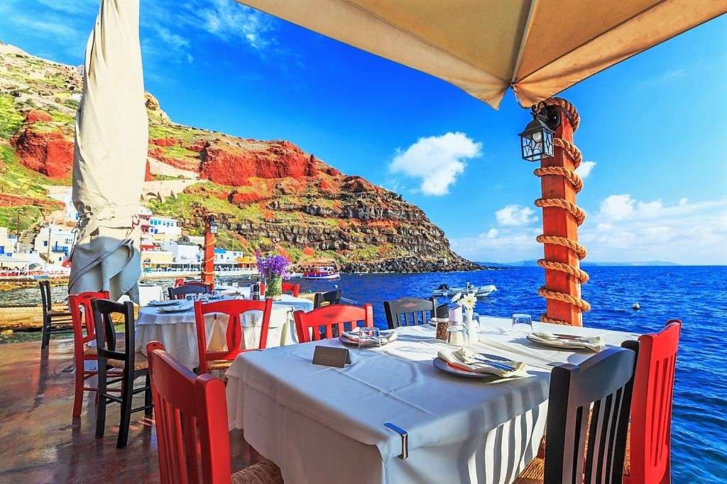 Taverne auf Zakynthos Ionische Insel Puzzlespiel online