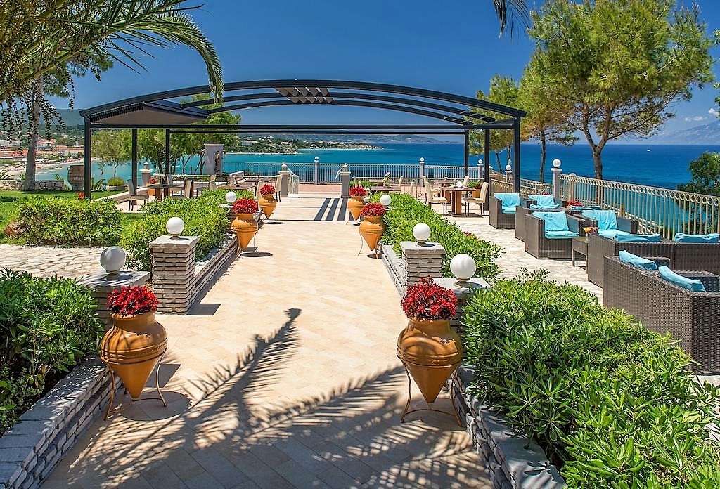 Balcony Hotel on Zakynthos Ionian island jigsaw puzzle online