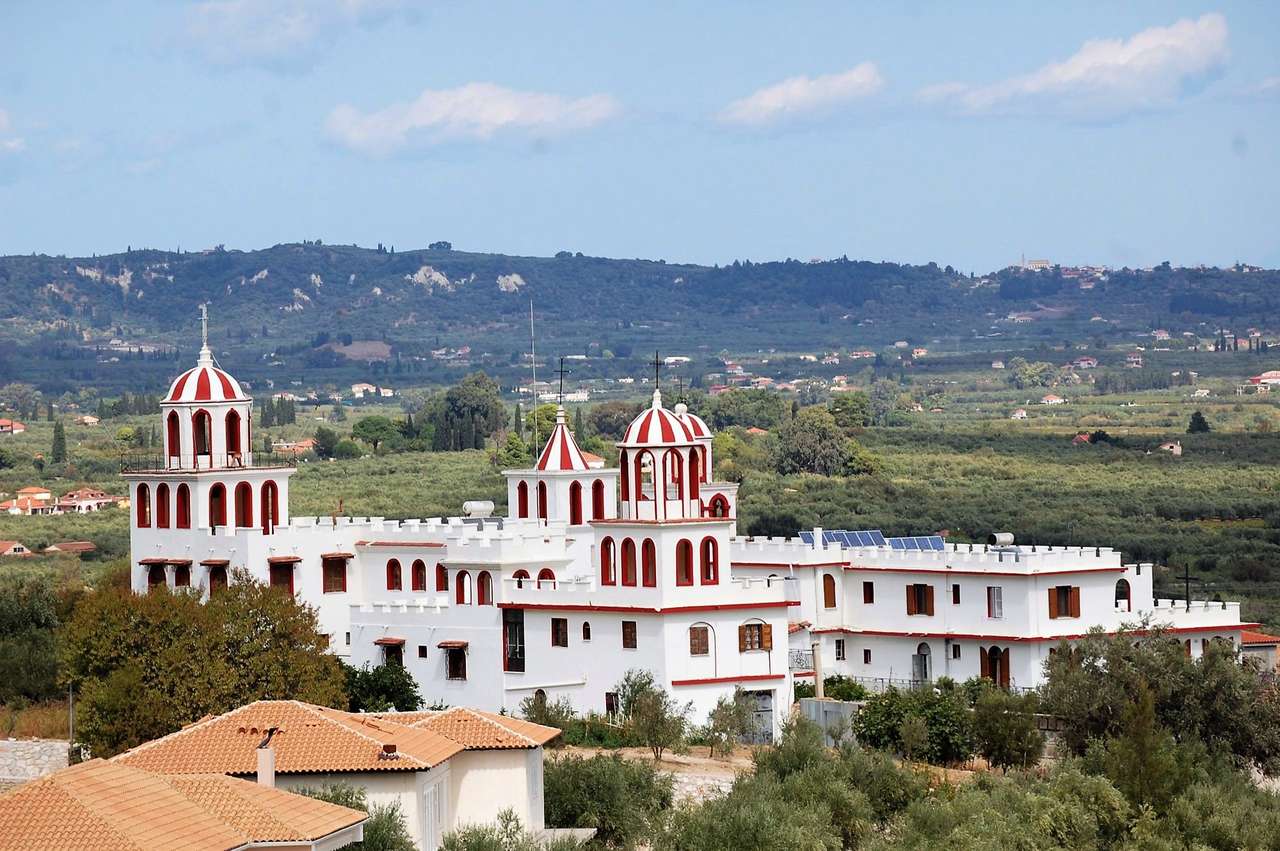 Monastery Eleftherotria Macherado Zakynthos pussel på nätet