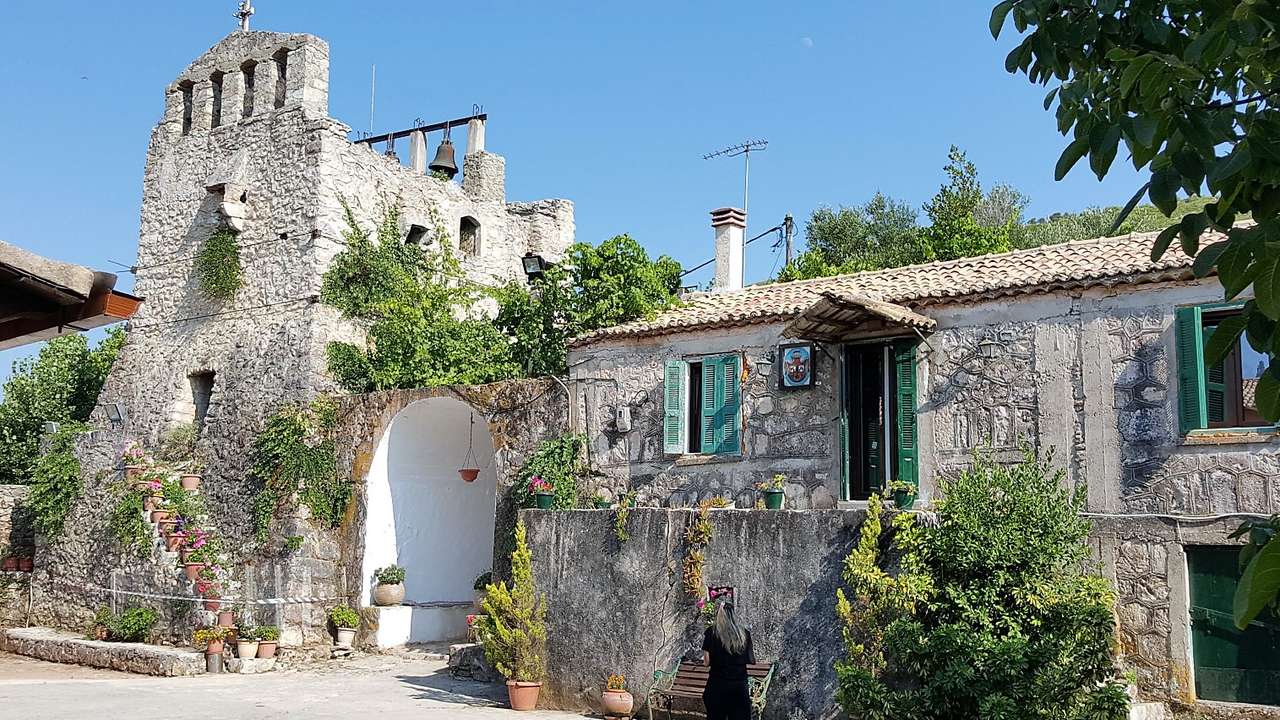 Аафонитриа манастир на Zakynthos Ionian Island онлайн пъзел