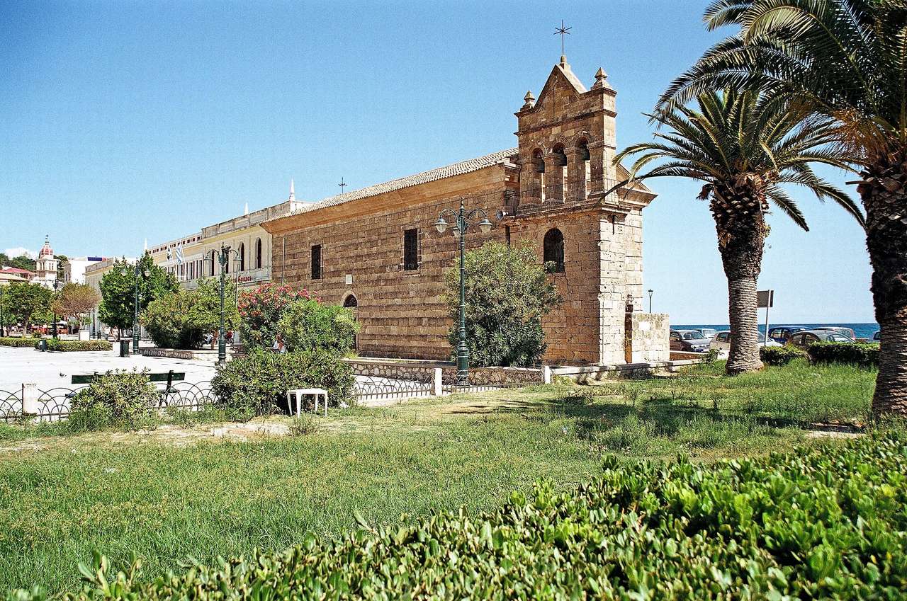Agios Nikolaos på Zakynthos Joniska ön pussel på nätet