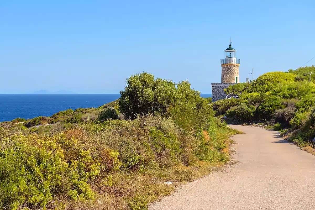 Lighthouse on Zakynthos Ionian island online puzzle