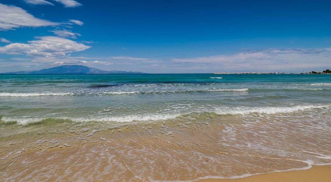 Алякански плаж Закинтос Йонийски остров онлайн пъзел