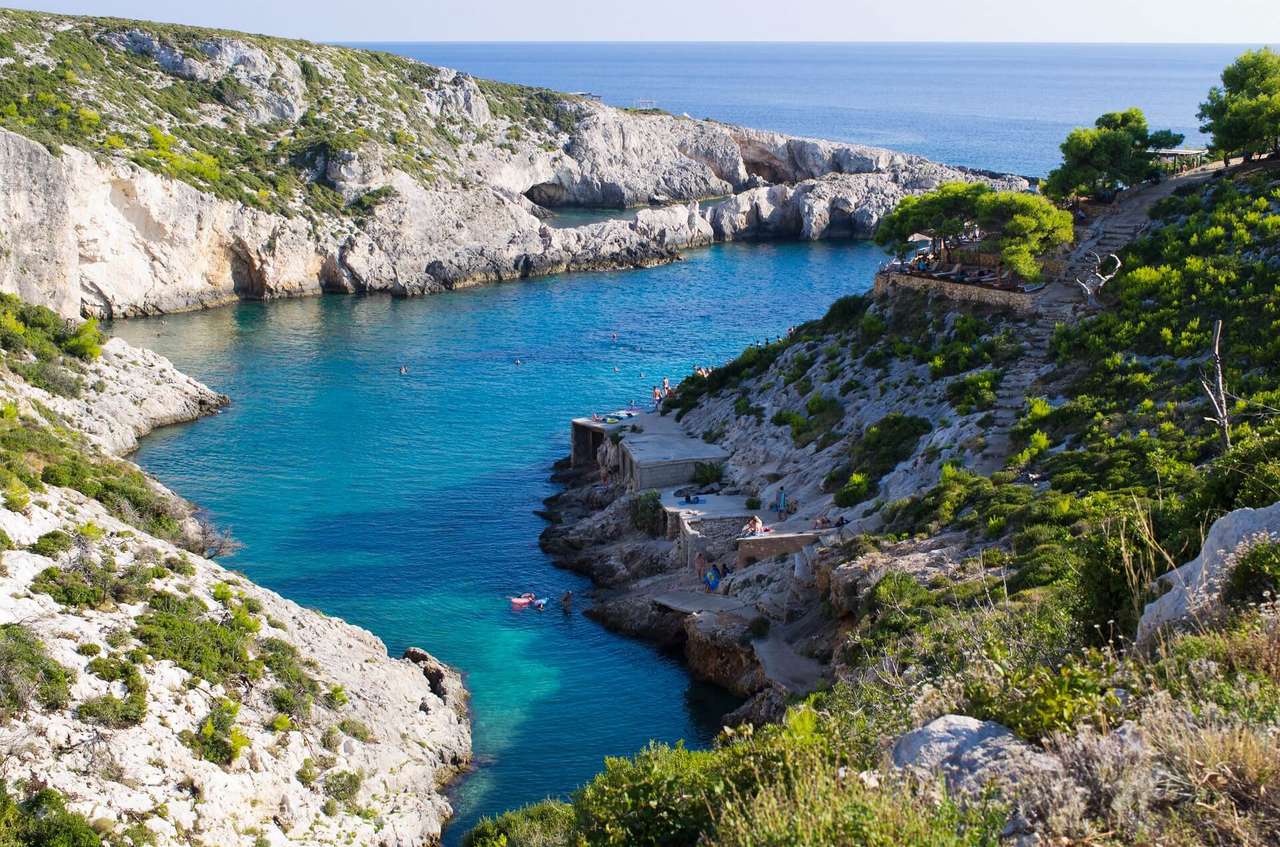 Pobřeží Zakynthos Ionského ostrova skládačky online