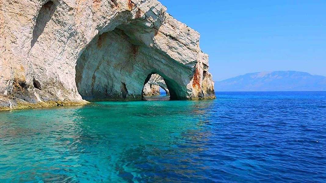 Küste von Zakynthos Ionische Insel Online-Puzzle
