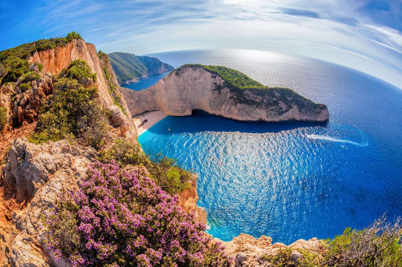 Küste von Zakynthos Ionische Insel Puzzlespiel online