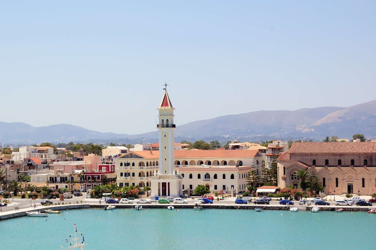 Orașul Zakynthos Island Ionian jigsaw puzzle online