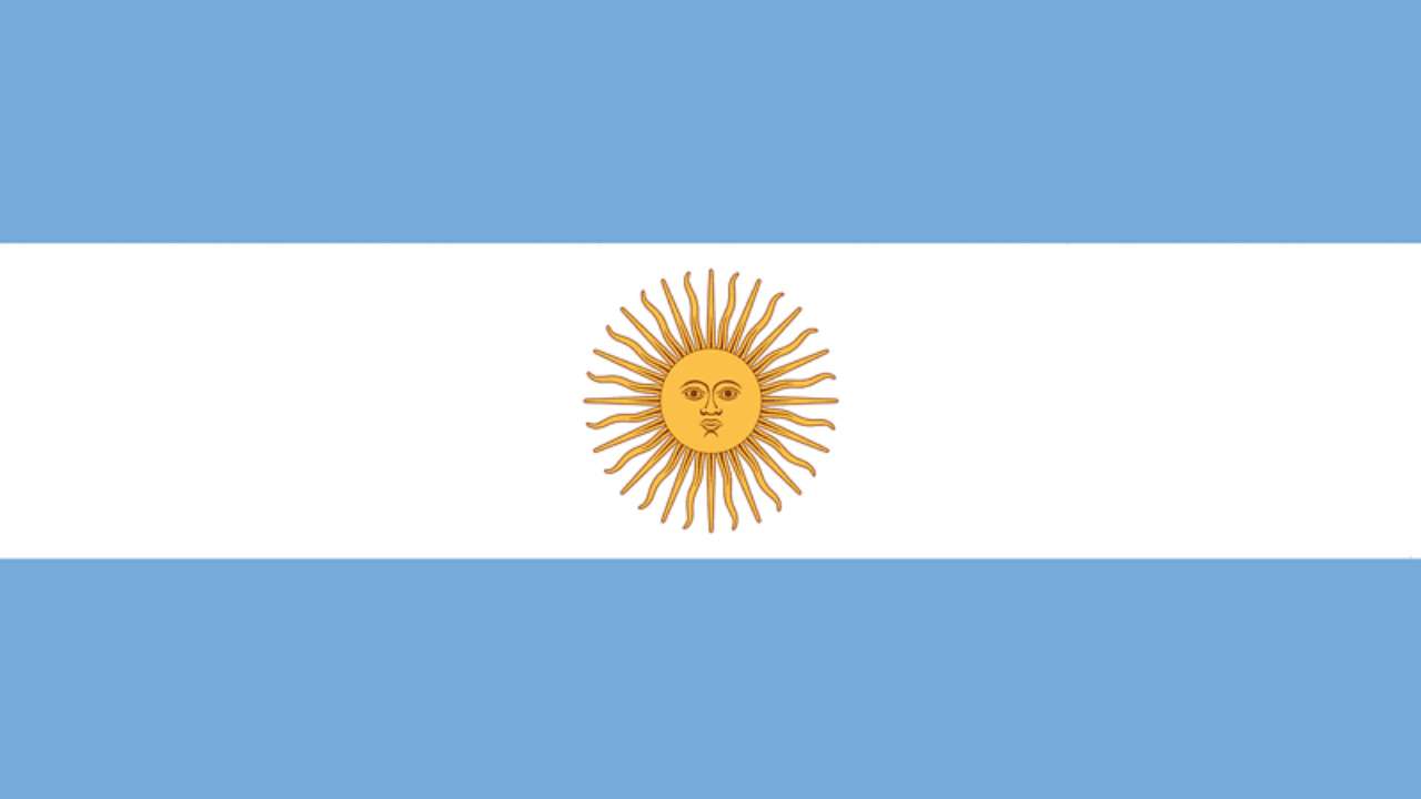 Argentína zászló kirakós online