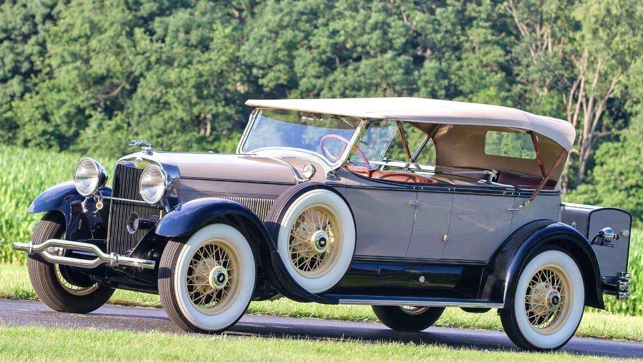 1929 Lincoln Modell L Dual Cowl Phaeton pussel på nätet