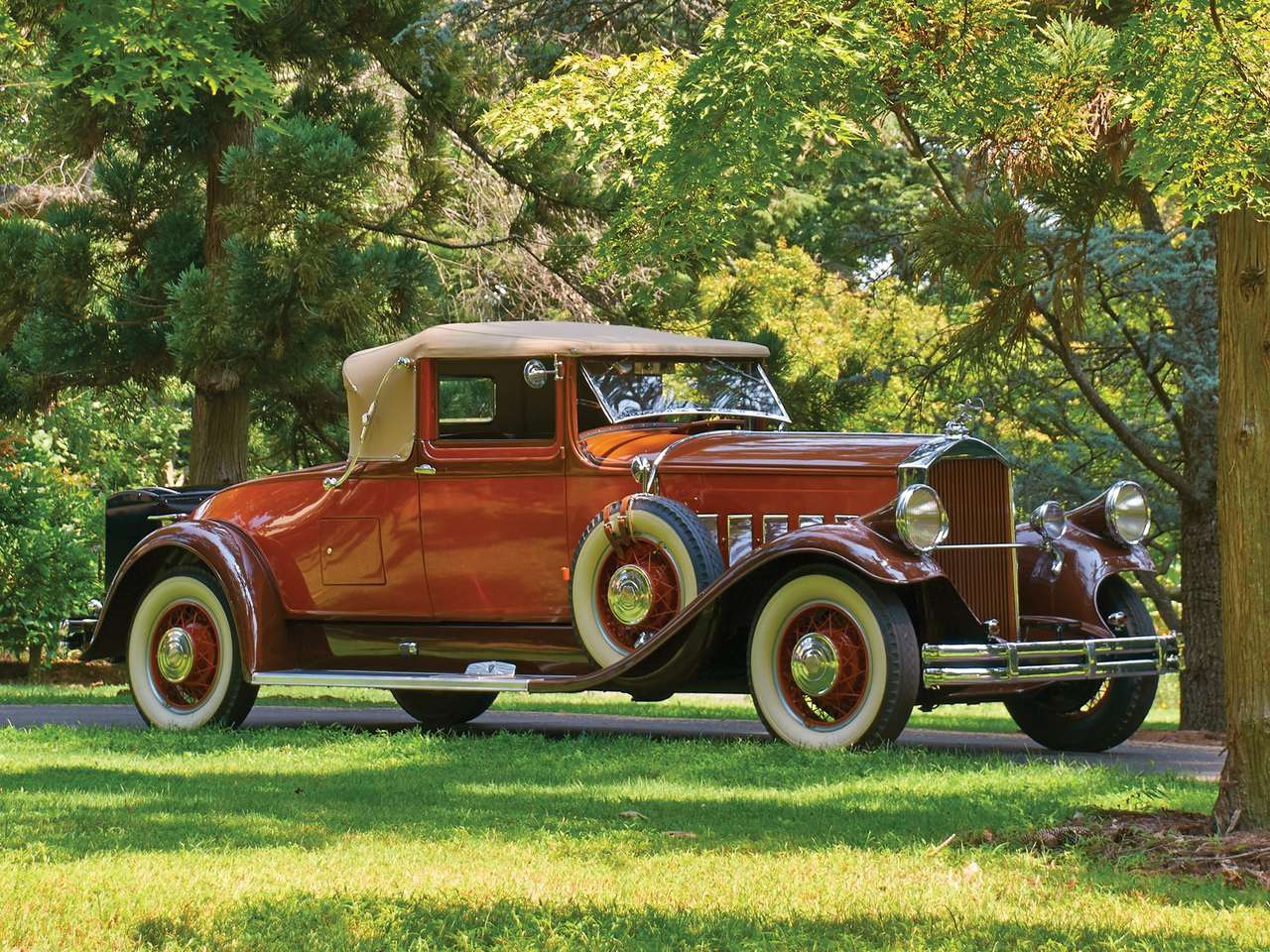 1929 Pierce-săgeată Model 143 Coupe Convertible puzzle online