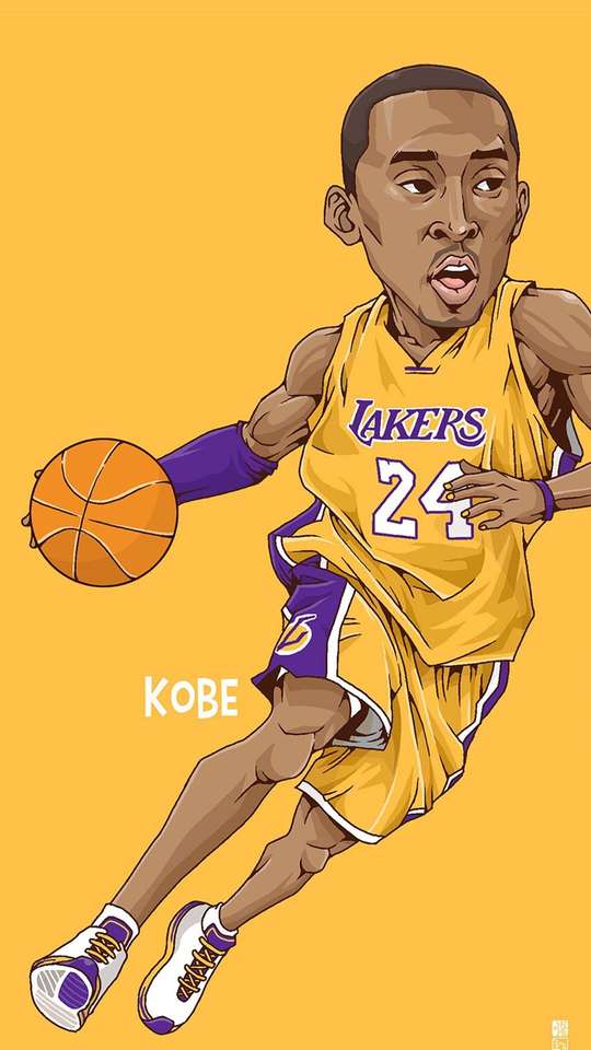 Kobe basket. Pussel online
