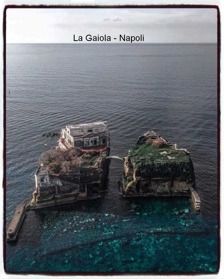 Die Gaiola-Insel Neapel Italien Online-Puzzle