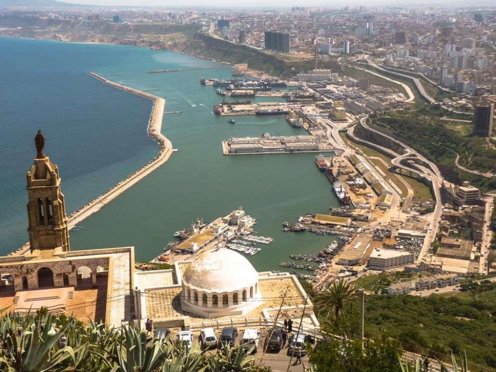 Mar Oran e Mediterrâneo - Argélia puzzle online