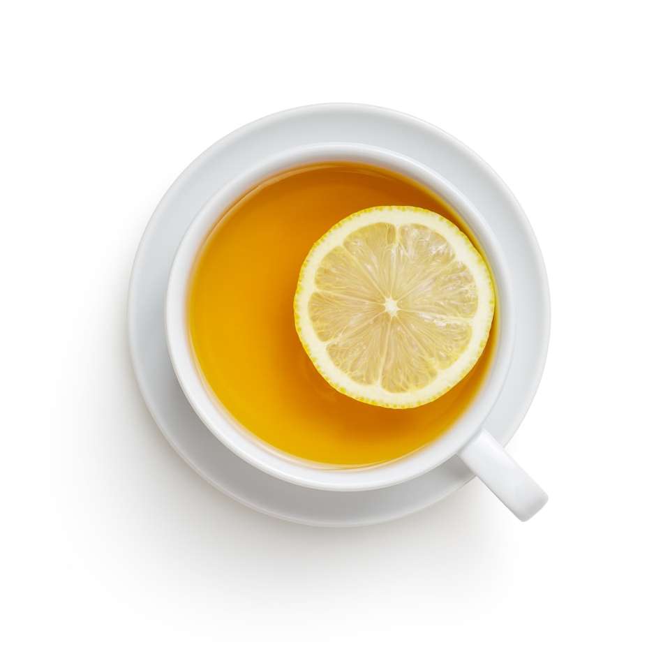 レモンジュースと白いセラミックマグ ジグソーパズルオンライン