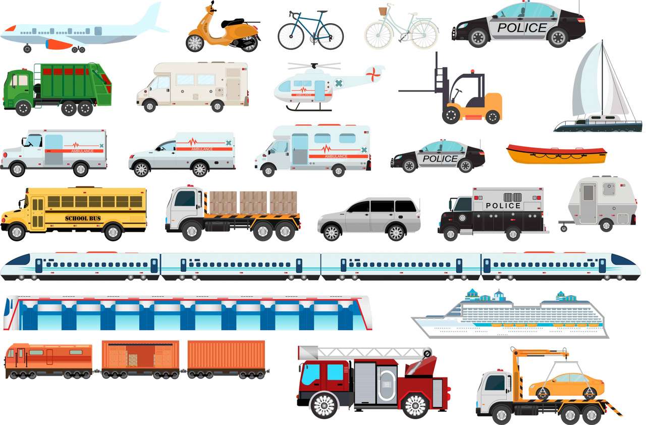 mijloace de transport jigsaw puzzle online
