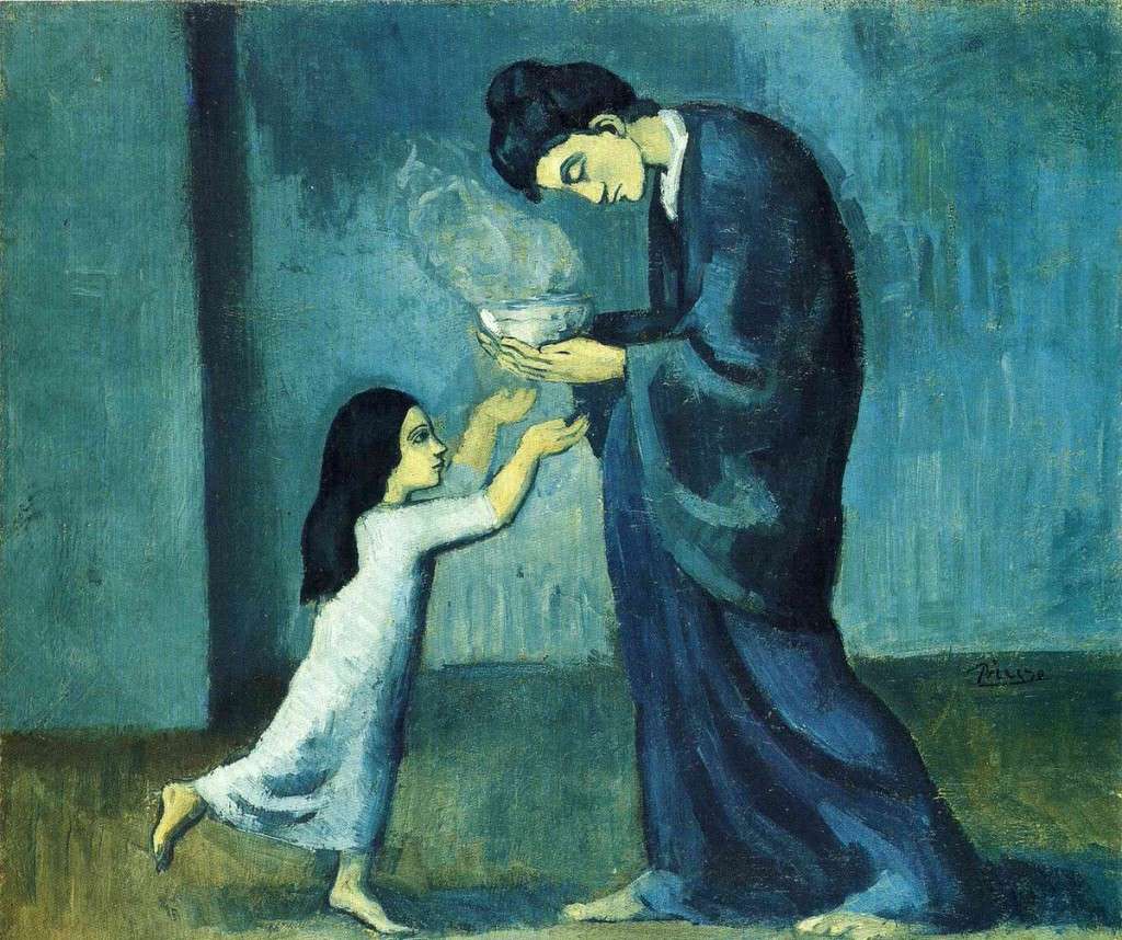 Pablo Picasso - kék idő kirakós online
