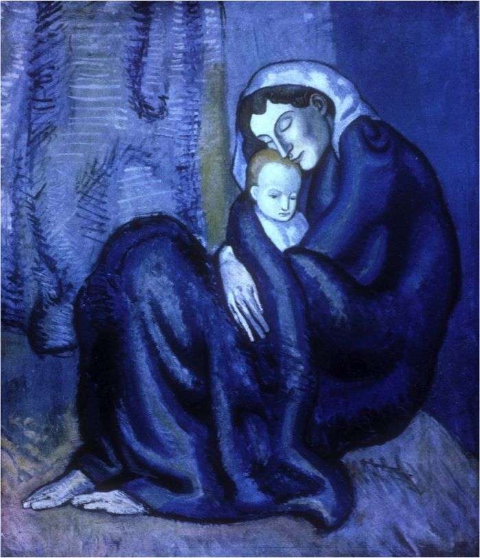Pablo Picasso - μπλε ώρα παζλ online