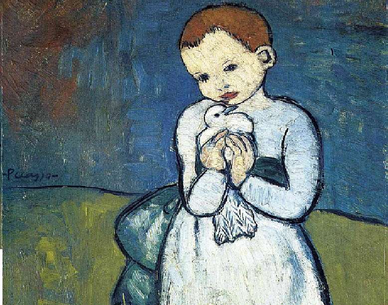 Pablo Picasso - kék idő kirakós online