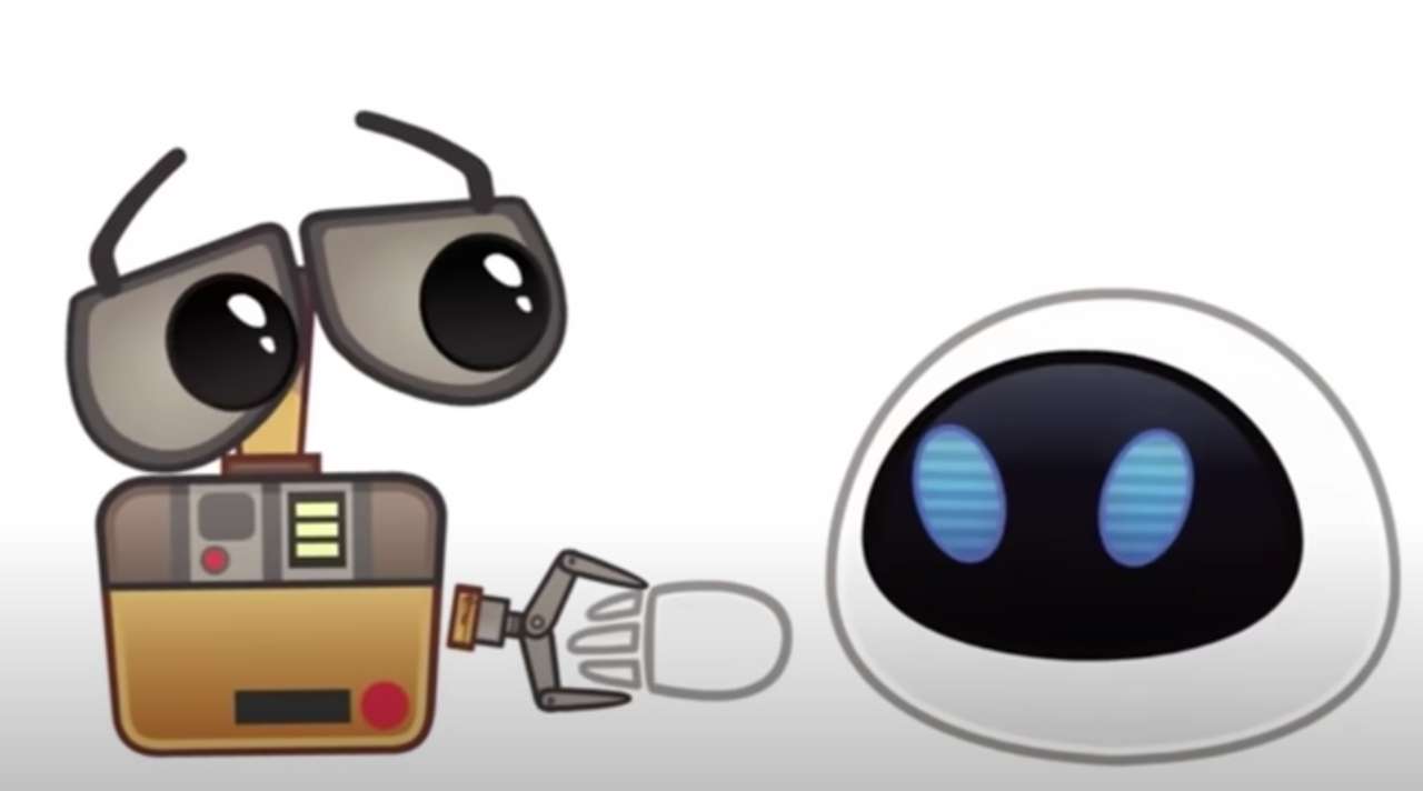 Söta emoji robotar Pussel online