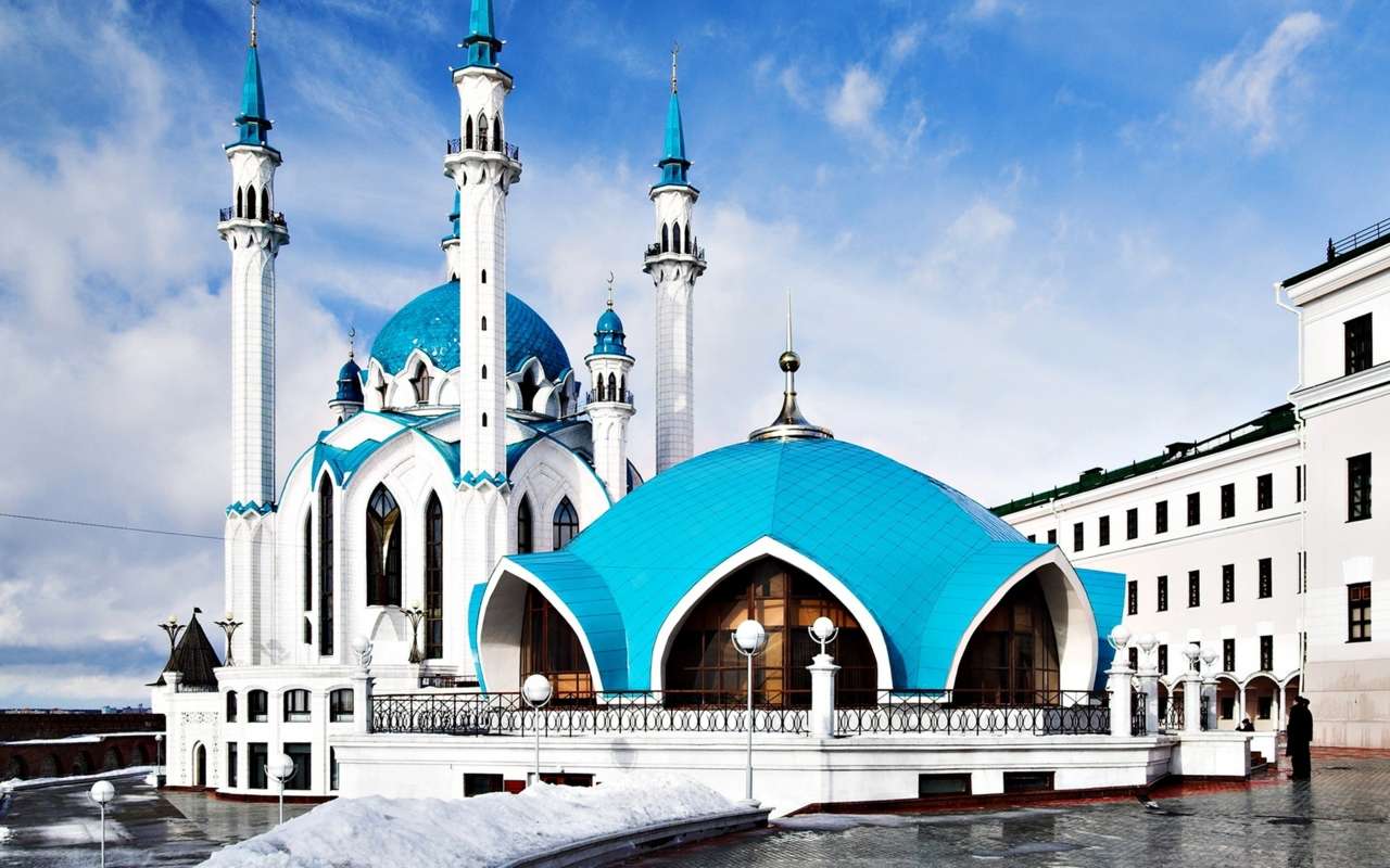 Джамия на Кули Сариф в Русия онлайн пъзел