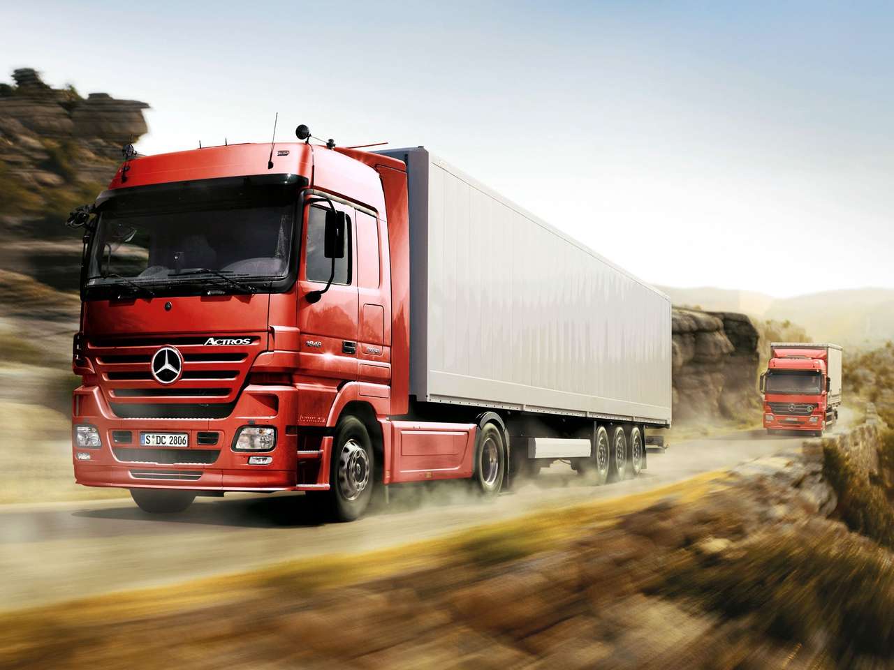 Camion benz. jigsaw puzzle online
