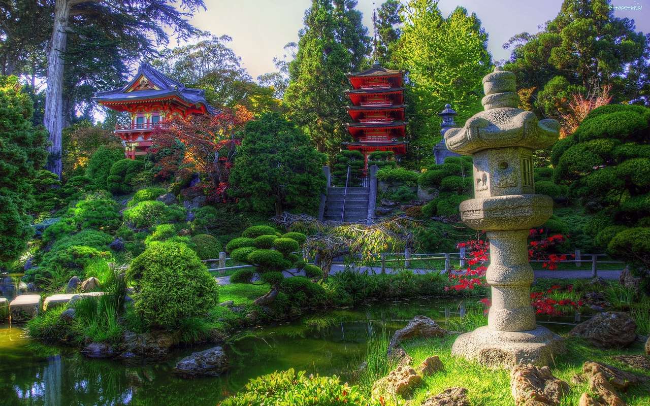 Ονειρικό μέρος στην Ιαπωνία online παζλ
