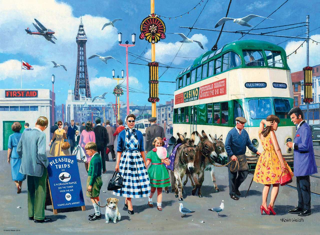 Happy Days at Blackpool Online-Puzzle