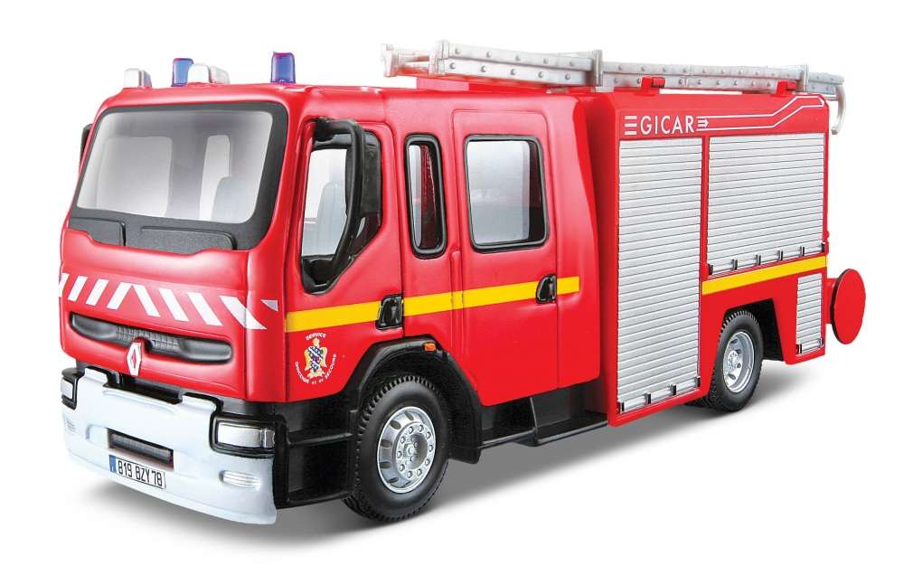 El coche de bomberos rompecabezas en línea