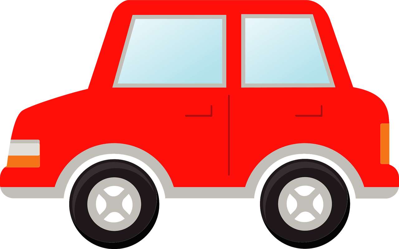 La voiture rouge puzzle en ligne