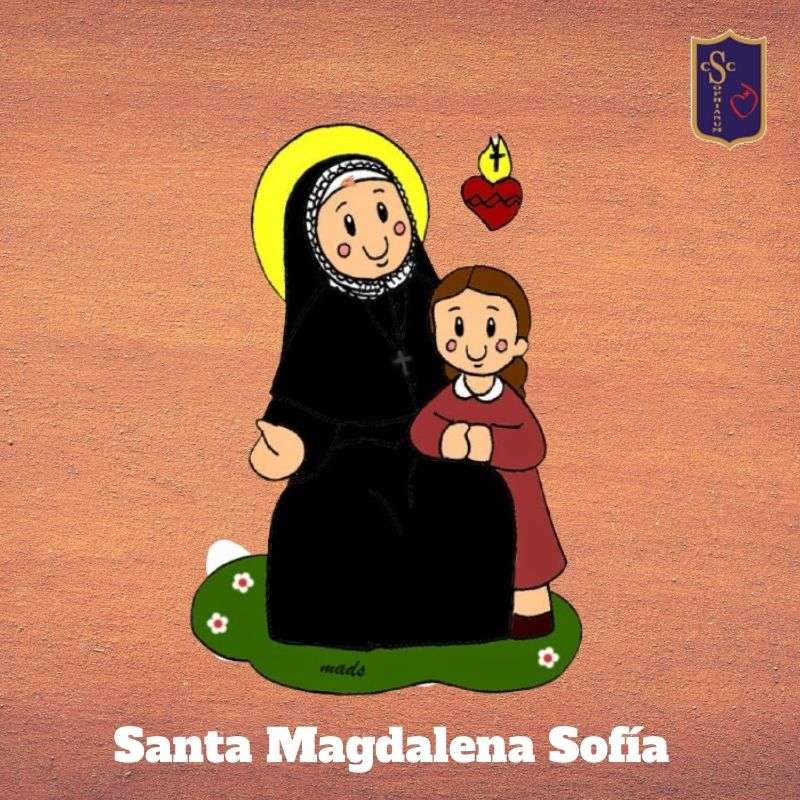 Santa Magdalena Sofia - Desen jigsaw puzzle online