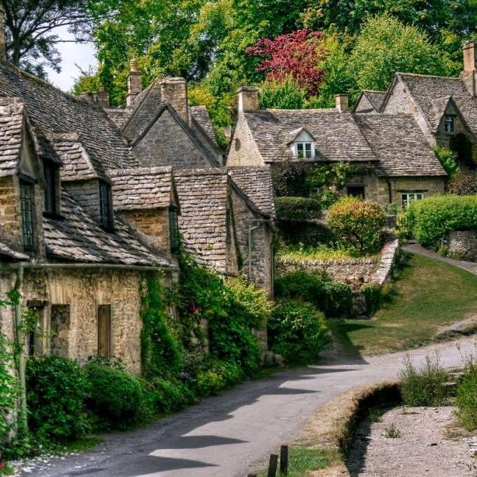 Английско село Бибър онлайн пъзел