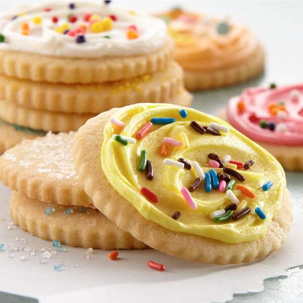 Cookie-uri cu o presare colorată puzzle online