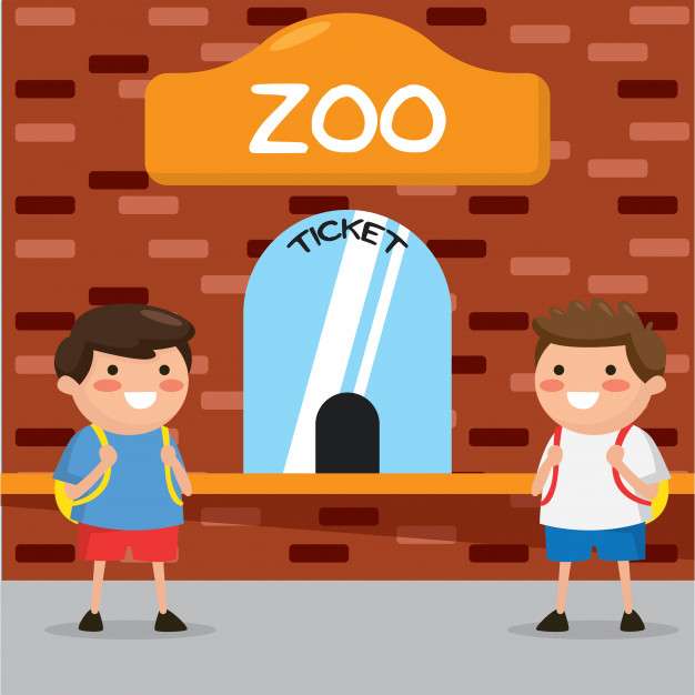Een bezoek aan de dierentuin legpuzzel online