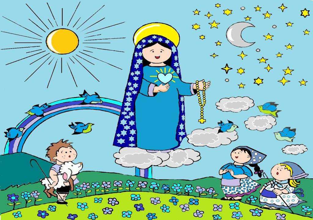 Мария майка на Исус онлайн пъзел