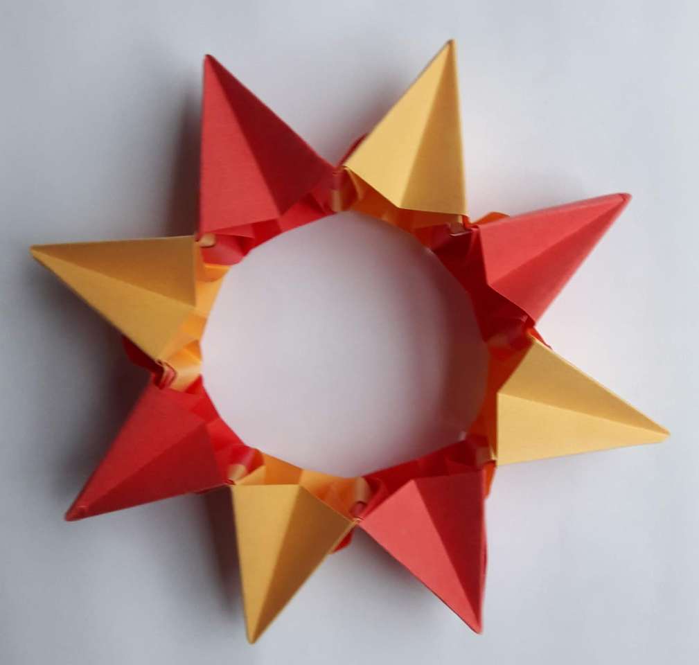 Чарівна зірка орігамі пазл онлайн