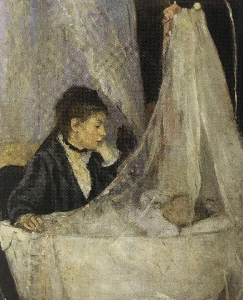 Cradle "1872 - Berthe Morisot jigsaw puzzle online