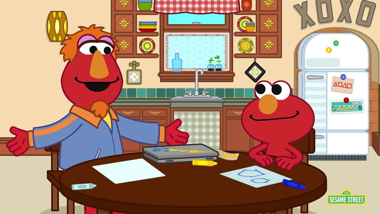 Elmo motivace online puzzle