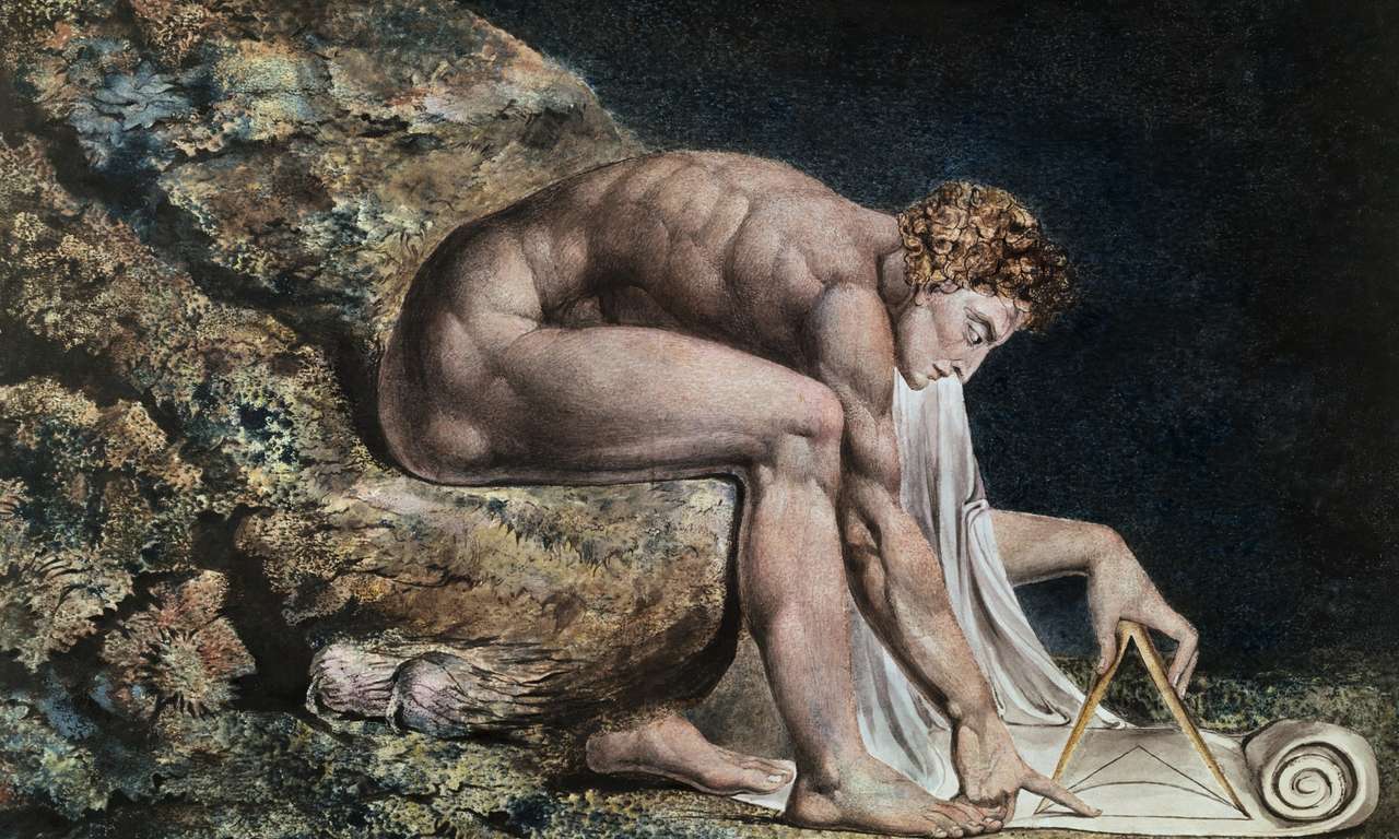"Newton" William Blake (1757-1827) Puzzlespiel online