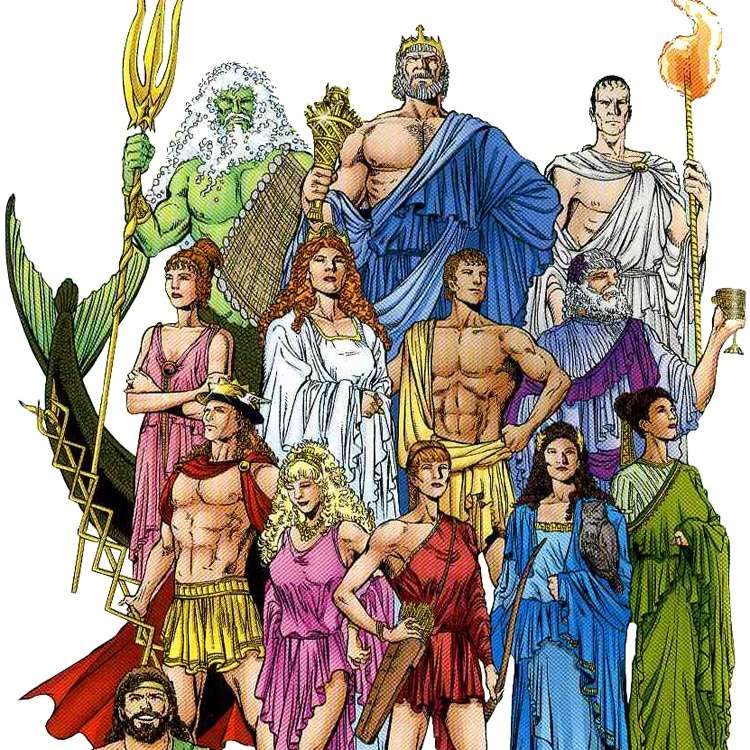 Las leyendas del Olimpo. rompecabezas en línea
