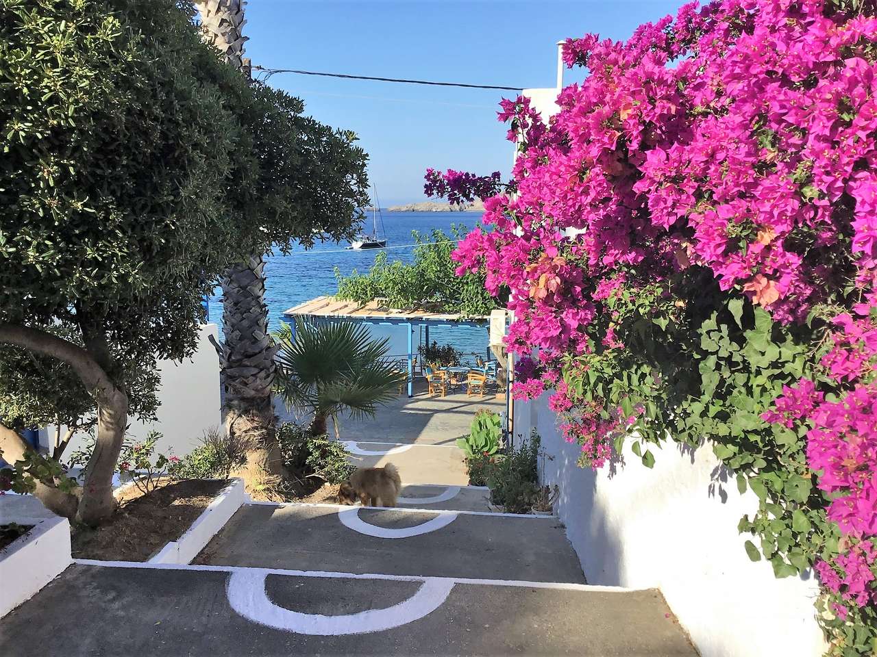 Grekiska ön Kythira pussel på nätet