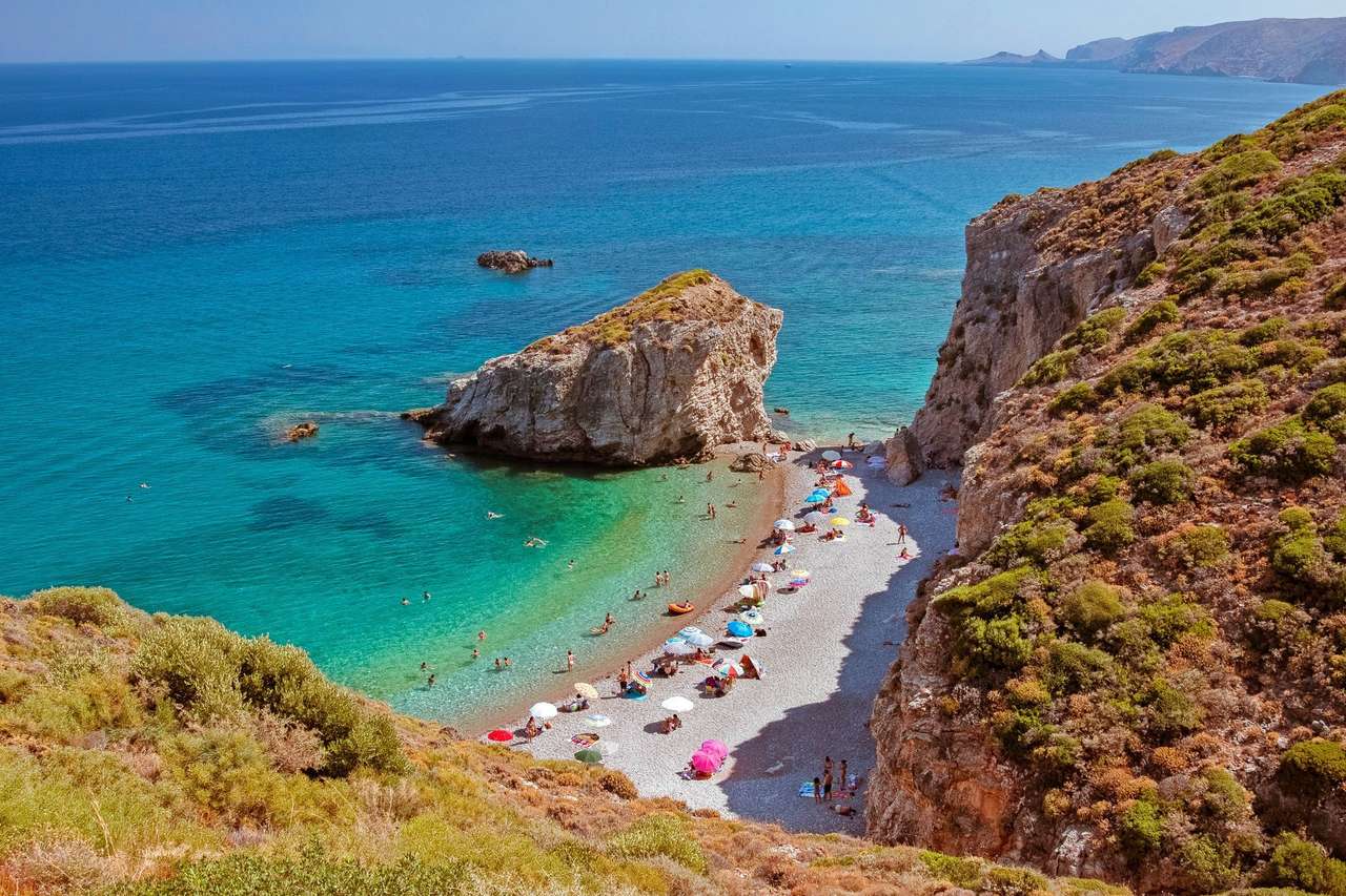 Grekiska ön Kythira Pussel online