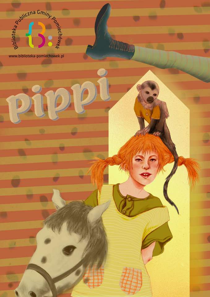 Pippi värd pussel på nätet