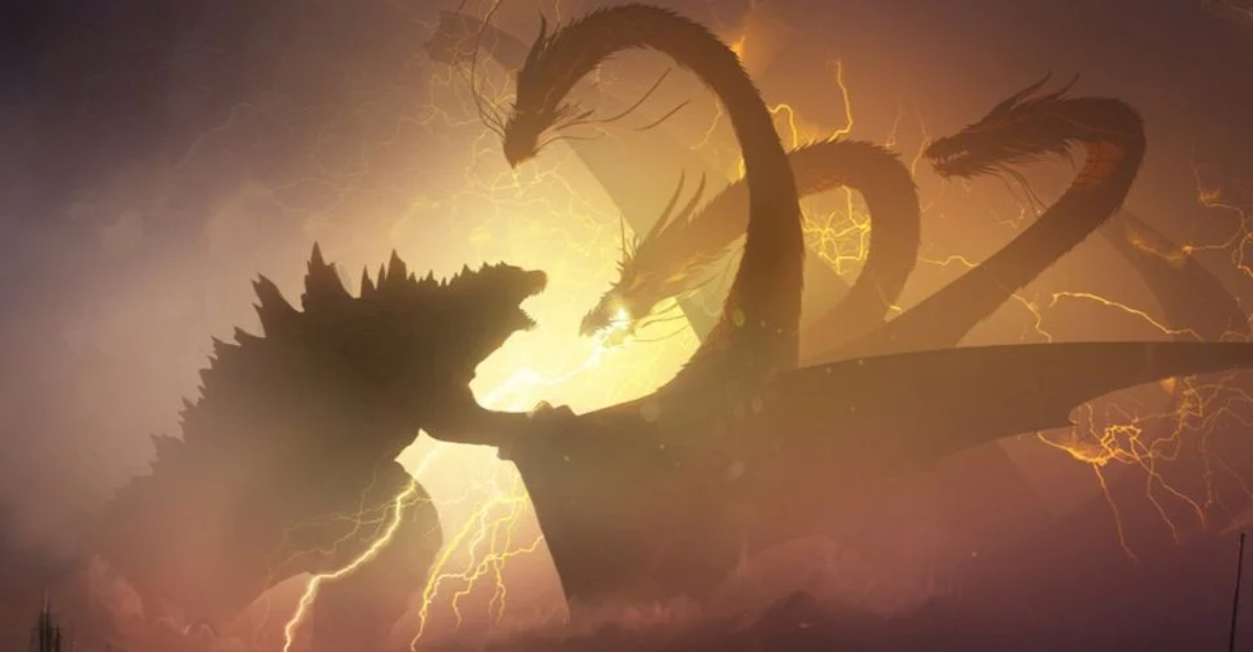Godzilla vs Ghidorah. pussel på nätet