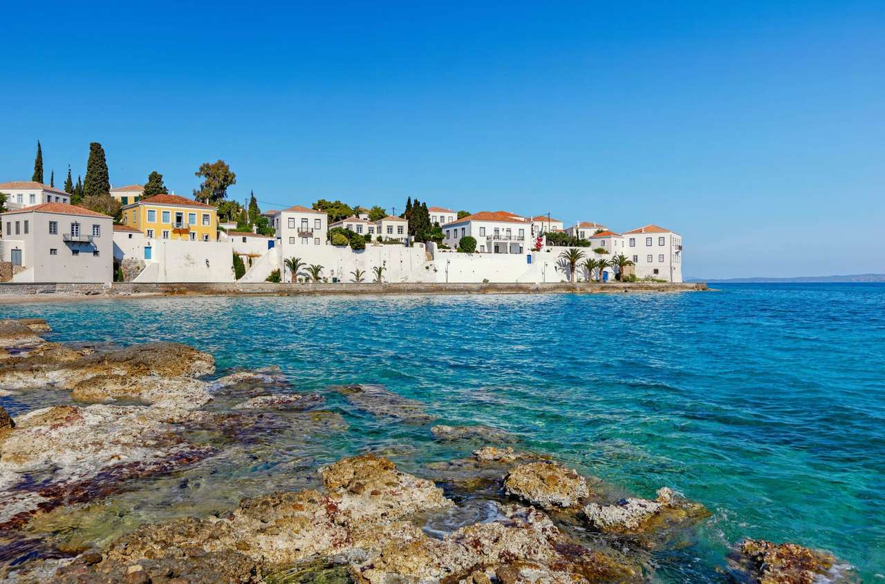 Spetses Griechische Insel Online-Puzzle